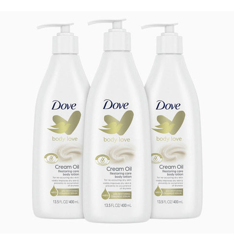 Crema Corporal Dove Body Love Cuidado Restaurador 400ml