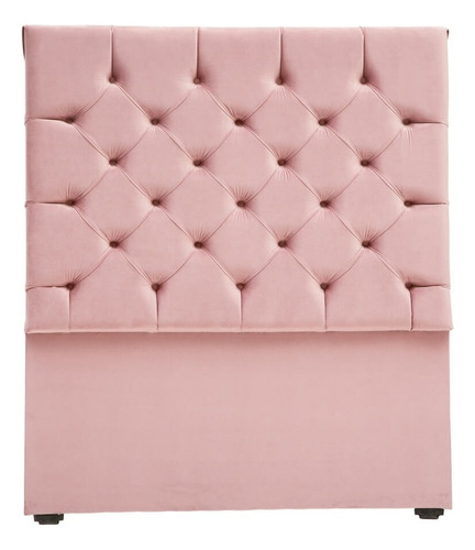 Cabecera Matrimonial Dicasa Capri Palo De Rosa Color Rosa Claro