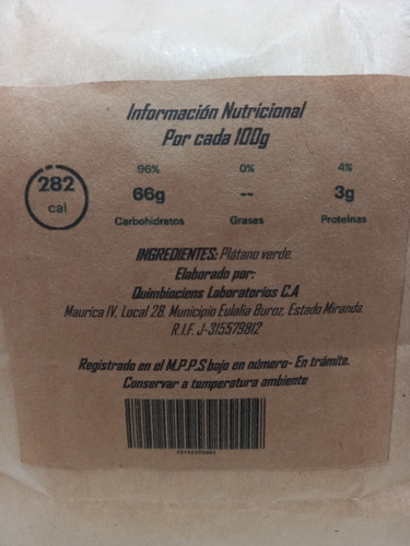 Productos Deshidratados (harinas Alternativas)