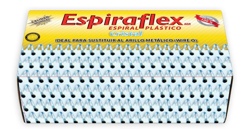Espiraflex Cristal Espiral Plástico 3:1 Encuaderna 440 Hojas