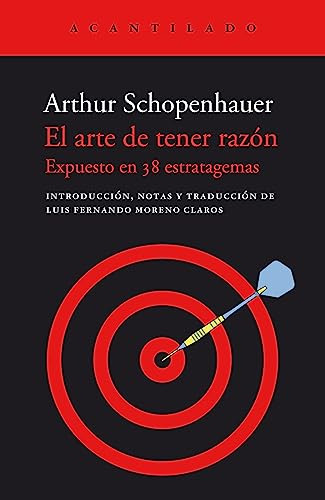 Libro El Arte De Tener Razón De Schopenhauer Arthur