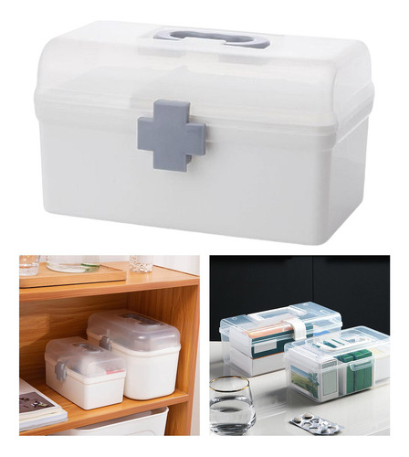 Caja De Almacenamiento De Medicamentos 21,2x12x12,5 Cm