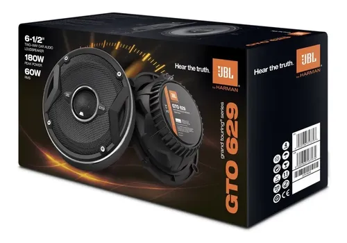 Par Alto Falante Jbl Gto 629 165mm 180 Watts Preto | Parcelamento