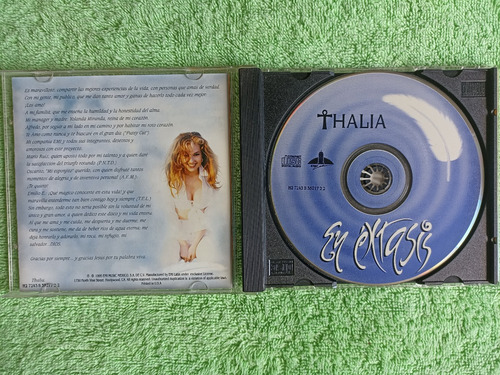 Eam Cd Thalia En Extasis 1995 + Remix Cuarto Album D Estudio
