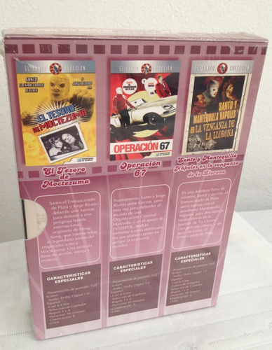 Imagen 2 de 3 de El Santo Colección. 3 Películas. Vol 3. Dvds