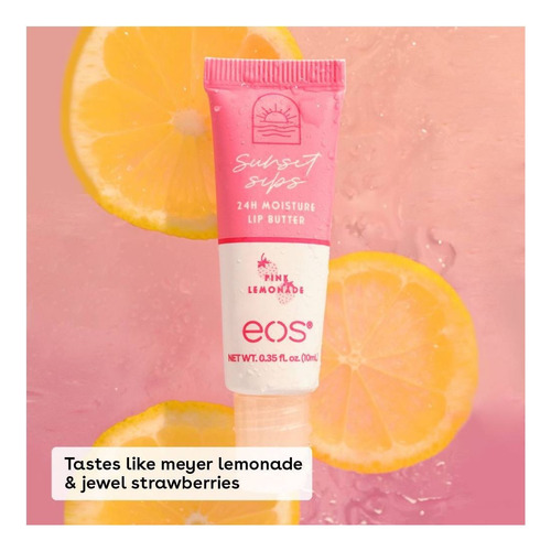 Eos 24h Moisture Super Lip Balm 2pack Balsamo Cereza Y Limon