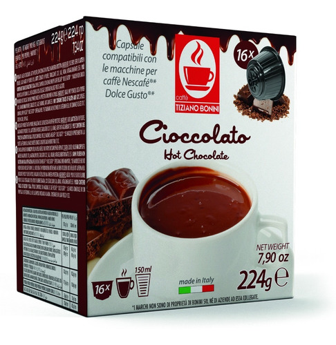 Cápsulas Bonini Compatibles Dolce Gusto - Cioccolato