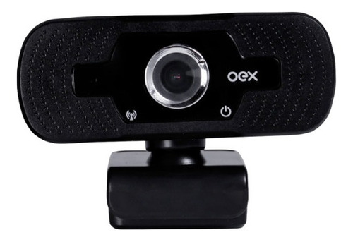 Webcam Full Hd Oex W100 1080p Com Microfone Unidirecional Cor Preto