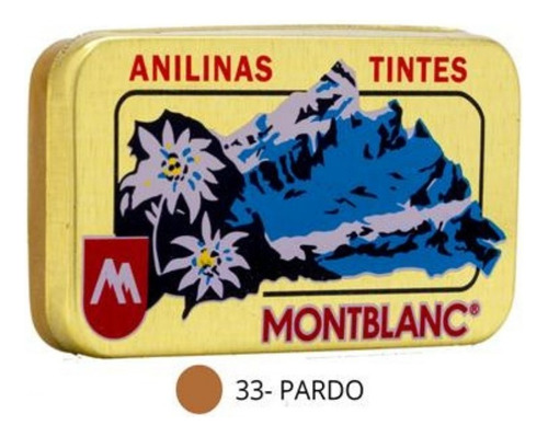 Pack 3 Anilinas Montblanc® Cajita Dorada Color 19. Café Pack 3