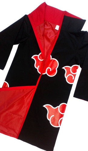 Capa Túnica Akatsuki Naruto Cosplay Traje 