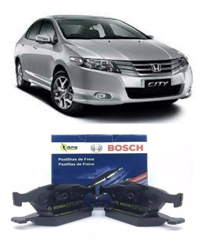 Pastilhas De Freio Bosch Honda City 2015 A 2023 Dianteiras