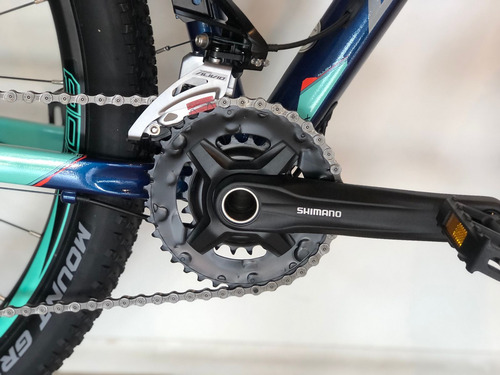 Bicicleta Audax Adx 100 Mtb 18v Shimano Alívio 2023 Azul
