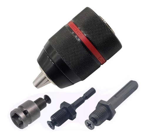 Mandril 13mm 3 Adaptadores Atornillador, Taladros De Impacto