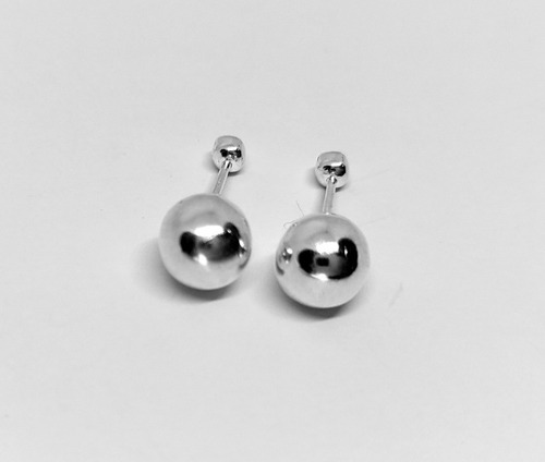 Aretes Broqueles Dormilona En Plata Ley 925 4 Mm