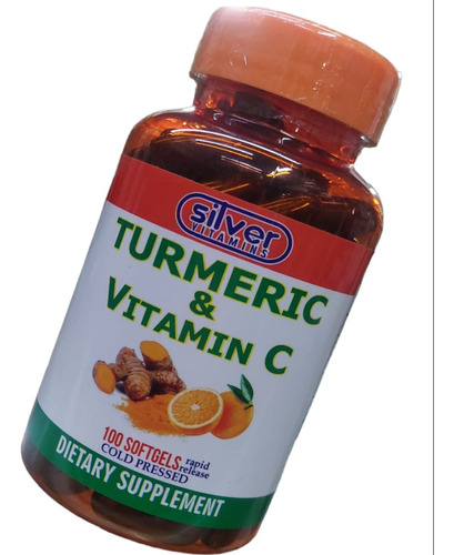 Turmeric & Vitamina C X 100 Softgels - L a $157