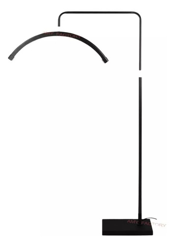 Lampara Led Media Luna Con Base Para Estetica Y Hogar