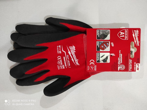 48-22-8900 Guantes Anticorte Nivel1 S7, M8, L9, Xl10 Y Xxl11