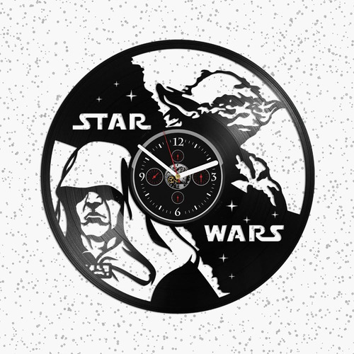 Reloj Yoda Vinyl Wall Reloj For Man Reloj Star Wars De 12 Pu