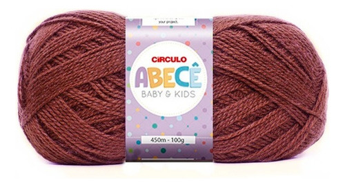 Fio Abecê Baby E Kids - 100g Cor 0850 - Castanho