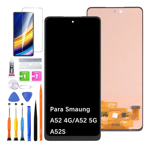 Pantalla Para Samsung A52s A52 4g 5g Display Incell Hlygzx HLYGZX00149 Negro