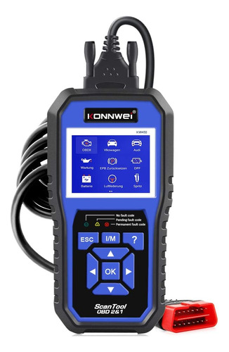 Kw450 - Escáner Obd2 De Todos Los Sistemas Con 9 Funciones E