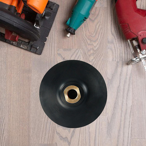 - Soporte De Disco De Pulido De Caucho Flexible Para Estilo