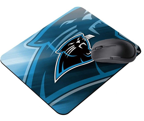 Mouse Pad Azul Carolina Panthers 9.7 X 8 Pulgadas