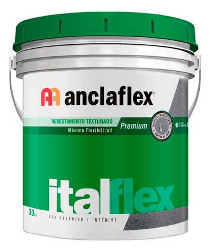 Revestimiento Italflex Texturado Mediano Blanco 30kg 