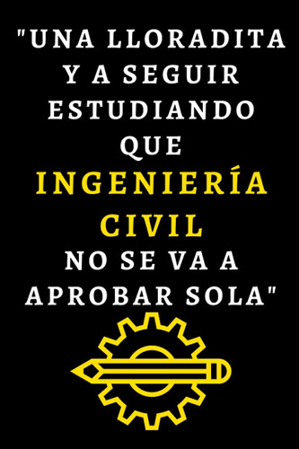 Libro: Una Lloradita Y A Seguir Estudiando Que Ingeniería Ci