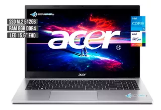 Portatil Acer Aspire Intel Core I5 1235u Ssd 512gb Ram 8gb
