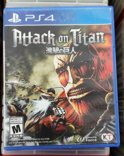 Shingeki No Kyoji Attack On Titan Play4 Usado