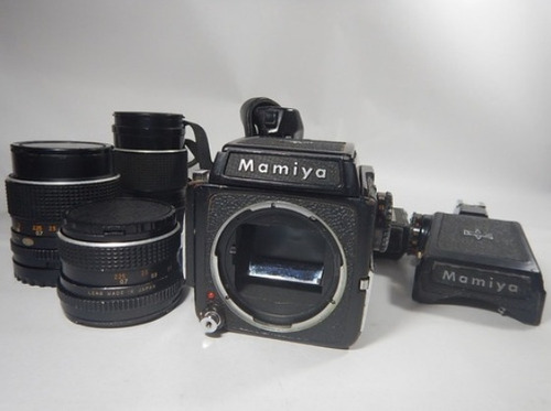 Kit Câmera Mamiya M645 - Japonesa - Médio Formato + Lentes
