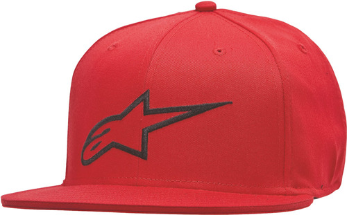 Gorra Alpinestars Ageless Plana  Rojo/negro Sm/md