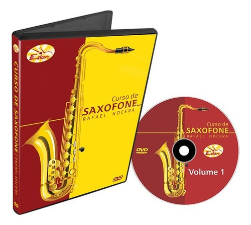 Curso De Saxofone Vol 1 Em Dvd -original-edon