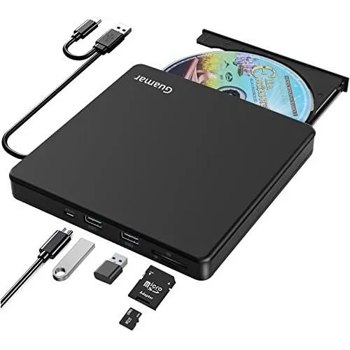 comprar Unidad Externa De Cd\u002Fdvd, Usb 3.0 Usb C Dvd +\u002F-rw Burner Cd
