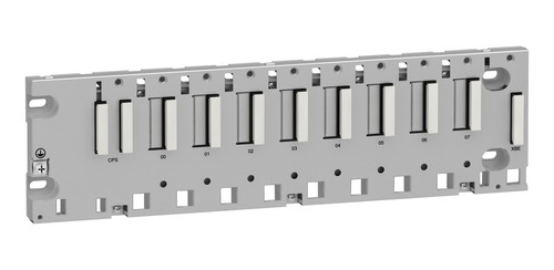 Rack Para Microcontrolador Plc M340, Rack 08 Posiciones.