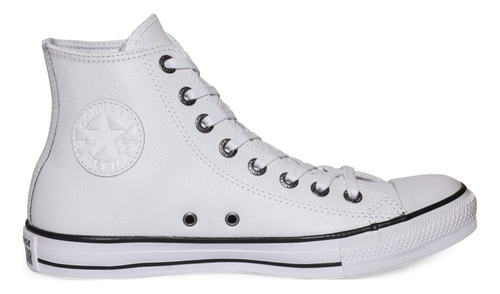 Championes Converse Chuck Taylor As Hi Leather - Blanco - La