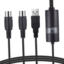 Comprar Cabo Usb Midi Cabo Midi Instrumentos Musicais Sintetizador