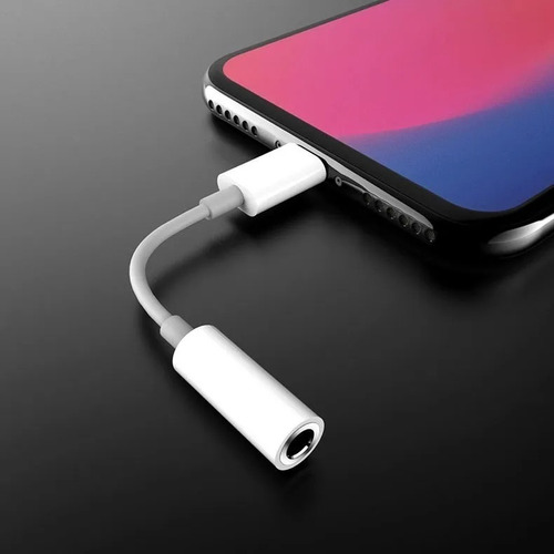 Imagen 6 de 9 de Adaptador Auricular Compatible iPhone A Miniplug 3.5 Mm