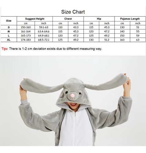 Pijama Unisex Con Forma De Unicornio Con Forma De Animal Tot