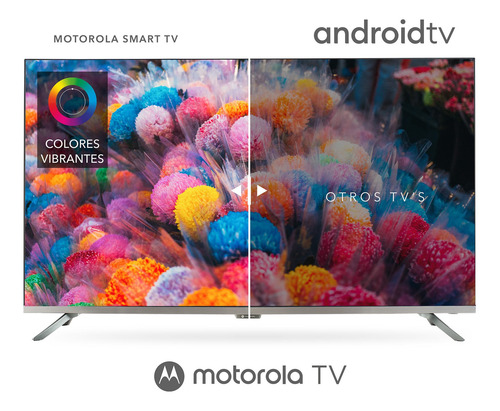Smart Tv Motorola Android Tv 43 Full Hd Hdr + Comando De Voz