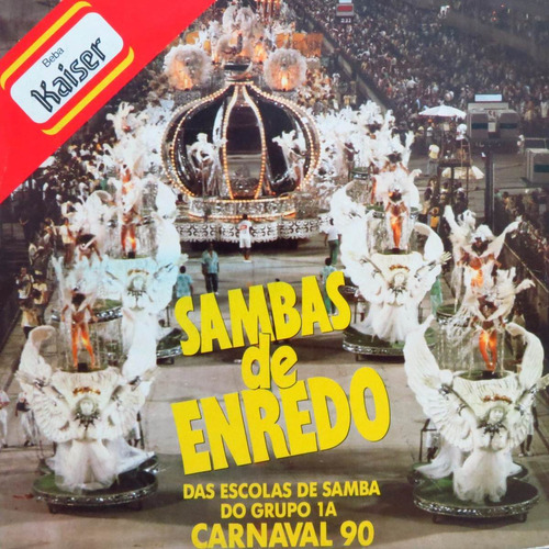 Lp Sambas De Enredo Carnaval 90 Grupo 1a      Vinil Raro