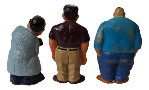 Homies Series 1 4 Y 5 Boricuas, Sir Grumpy, Wolfe Lote De 3 (Usado)
