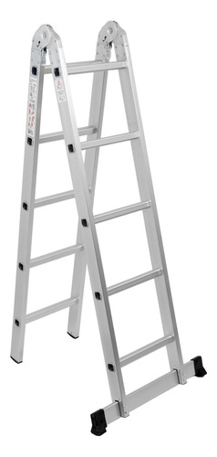 Escalera De Aluminio Multifuncion 10 Escalones Plegable 2x5
