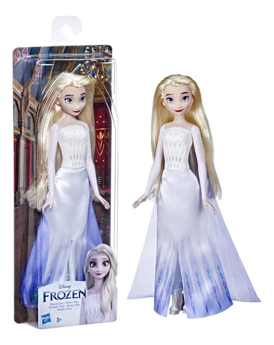 Disney Frozen 2 Queen Elsa Shimmer Fashion Doll, Ropa Y Acce