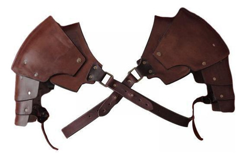 2 Hombro Medieval Pauldron Cubierta De Hombro Capa Arnés
