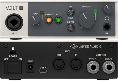Imagen 3 de 3 de Universal Audio Volt 1 Interfaz De Audio, Stock Inmediato.