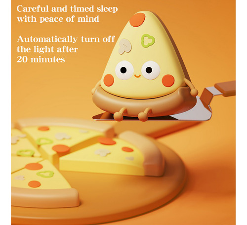 Una Luz Nocturna Para Pizza De Dos Usos, Dormitorio, Sueño,
