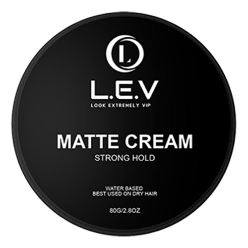 Lev Premium Barber Grade Hair Styling Matte Cream  Crema De