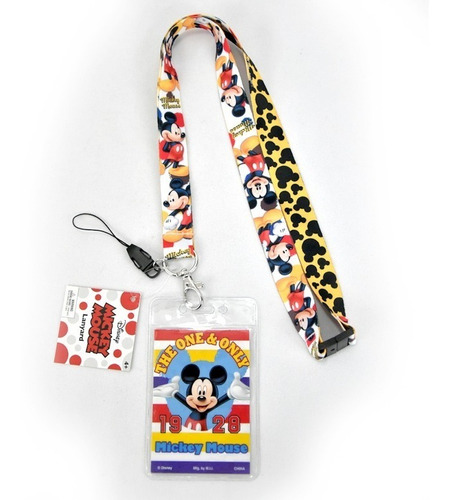 Mickey Mouse Disney Portagafete Importado 100% Original